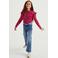 WE Fashion Blue Ridge high waist wide leg jeans blue denim