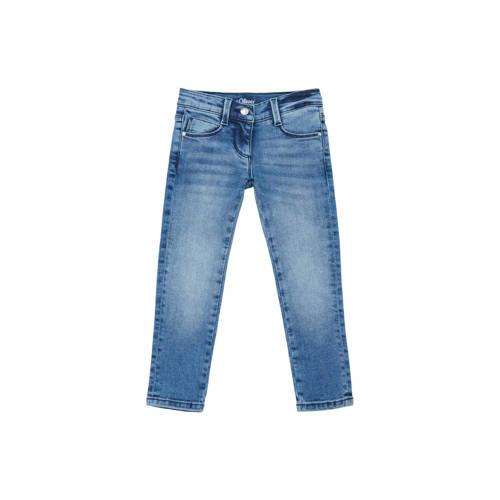 s.Oliver slim fit jeans KATHY blauw