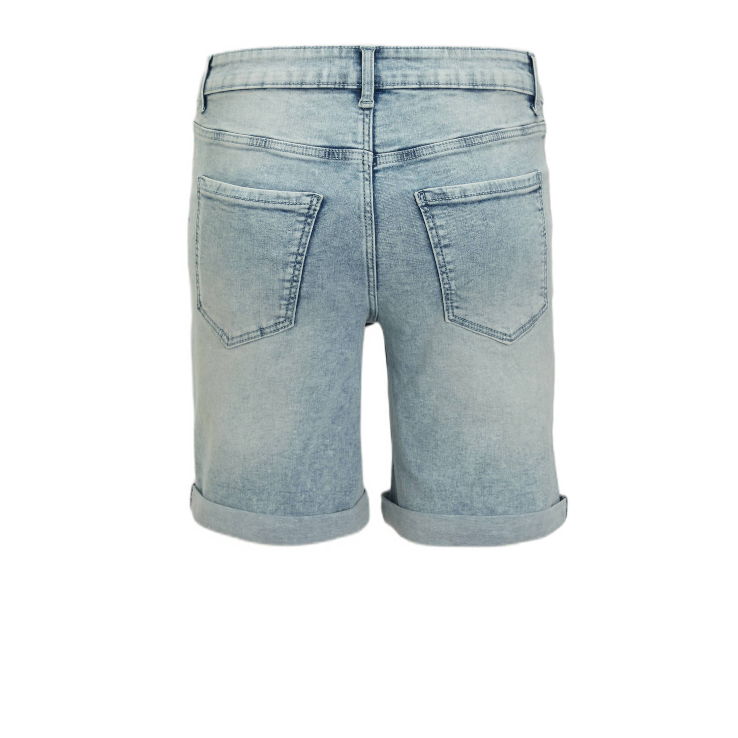 anytime denim short lichtblauw