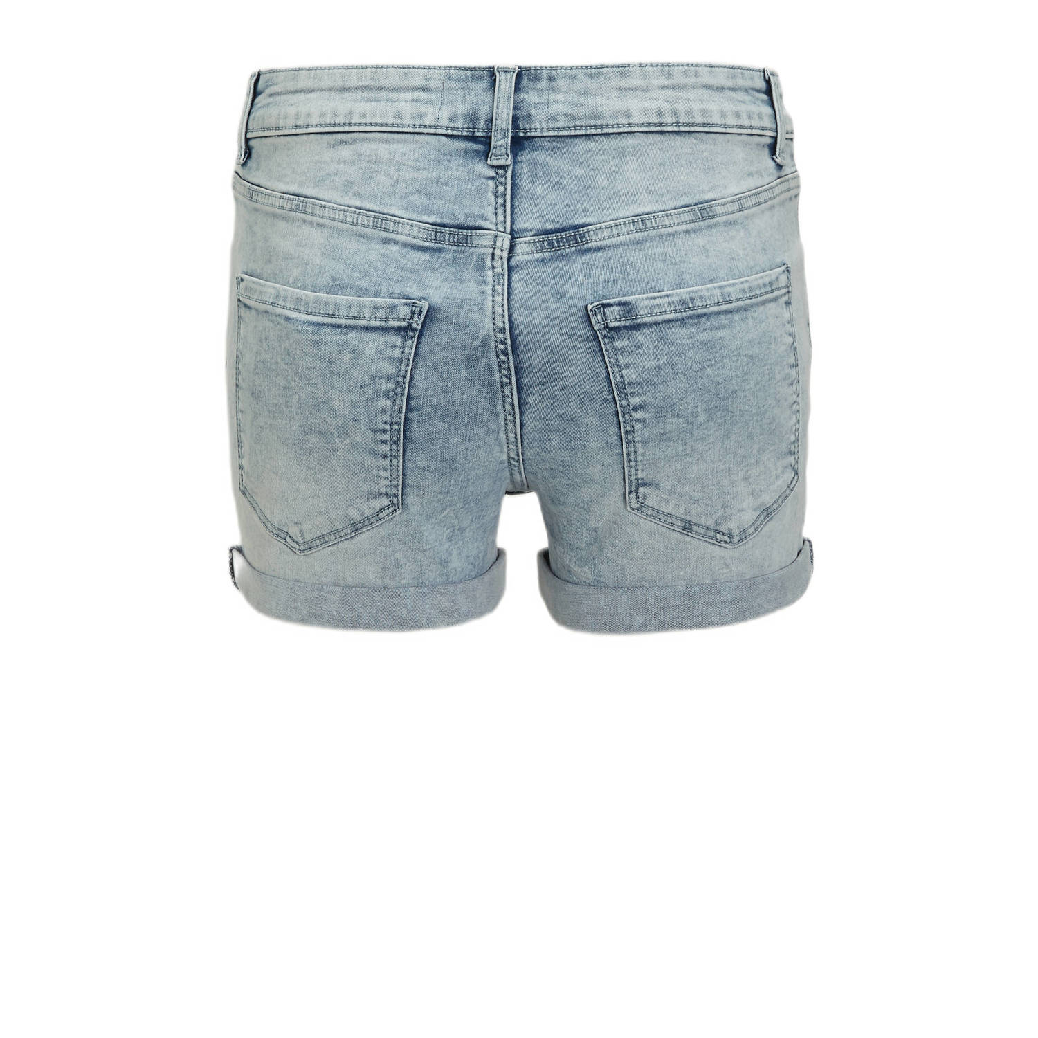 anytime denim short lichtblauw