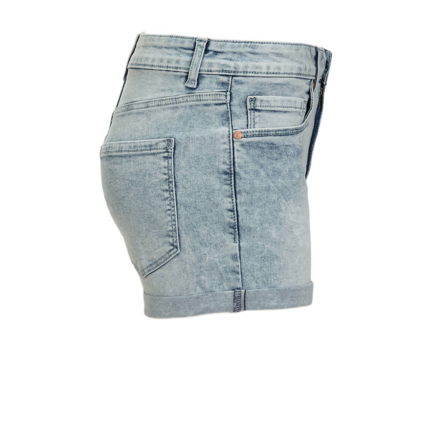 anytime denim short lichtblauw