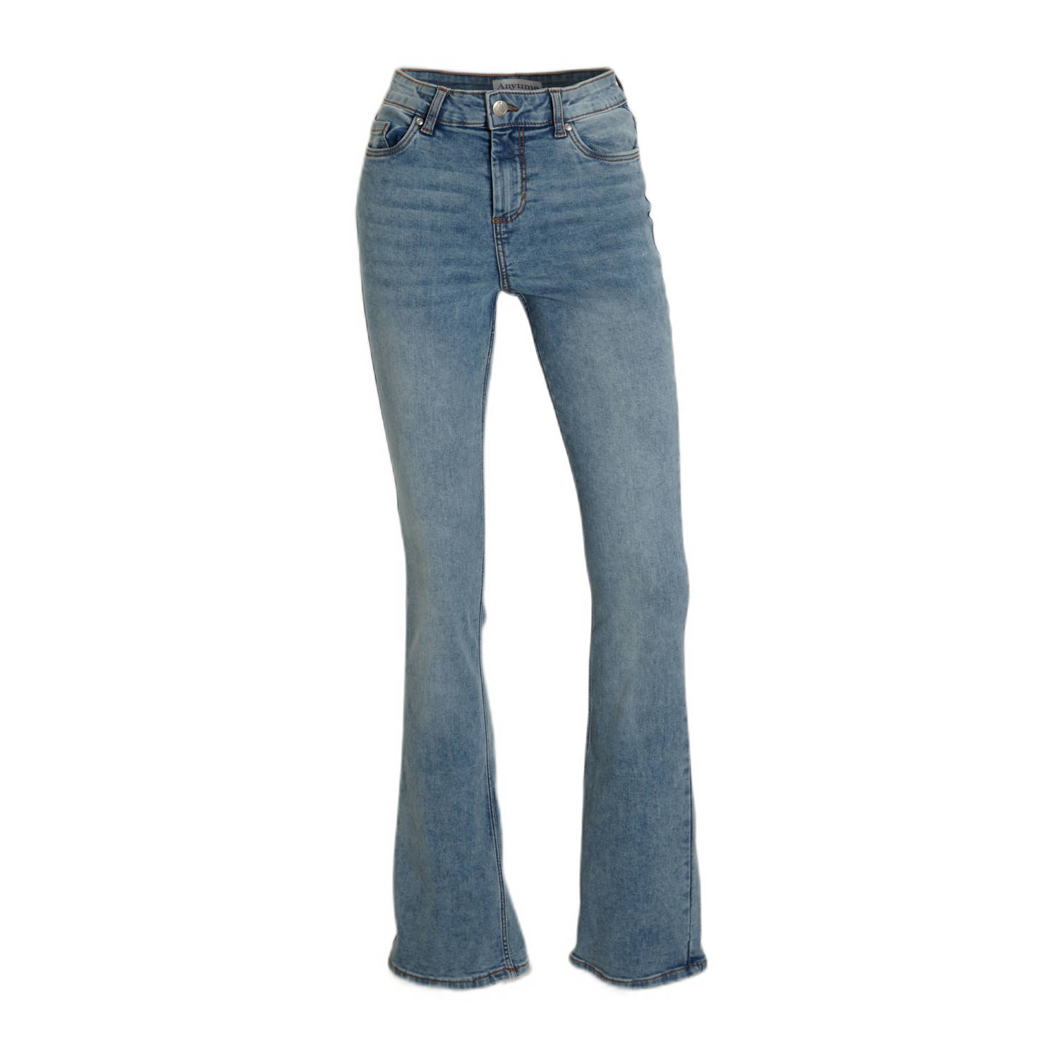 anytime flared jeans lichtblauw