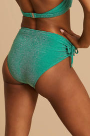 thumbnail: BEACHWAVE bikinibroekje met lurex groen