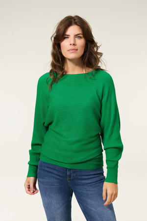trui Letizia rib sweater groen