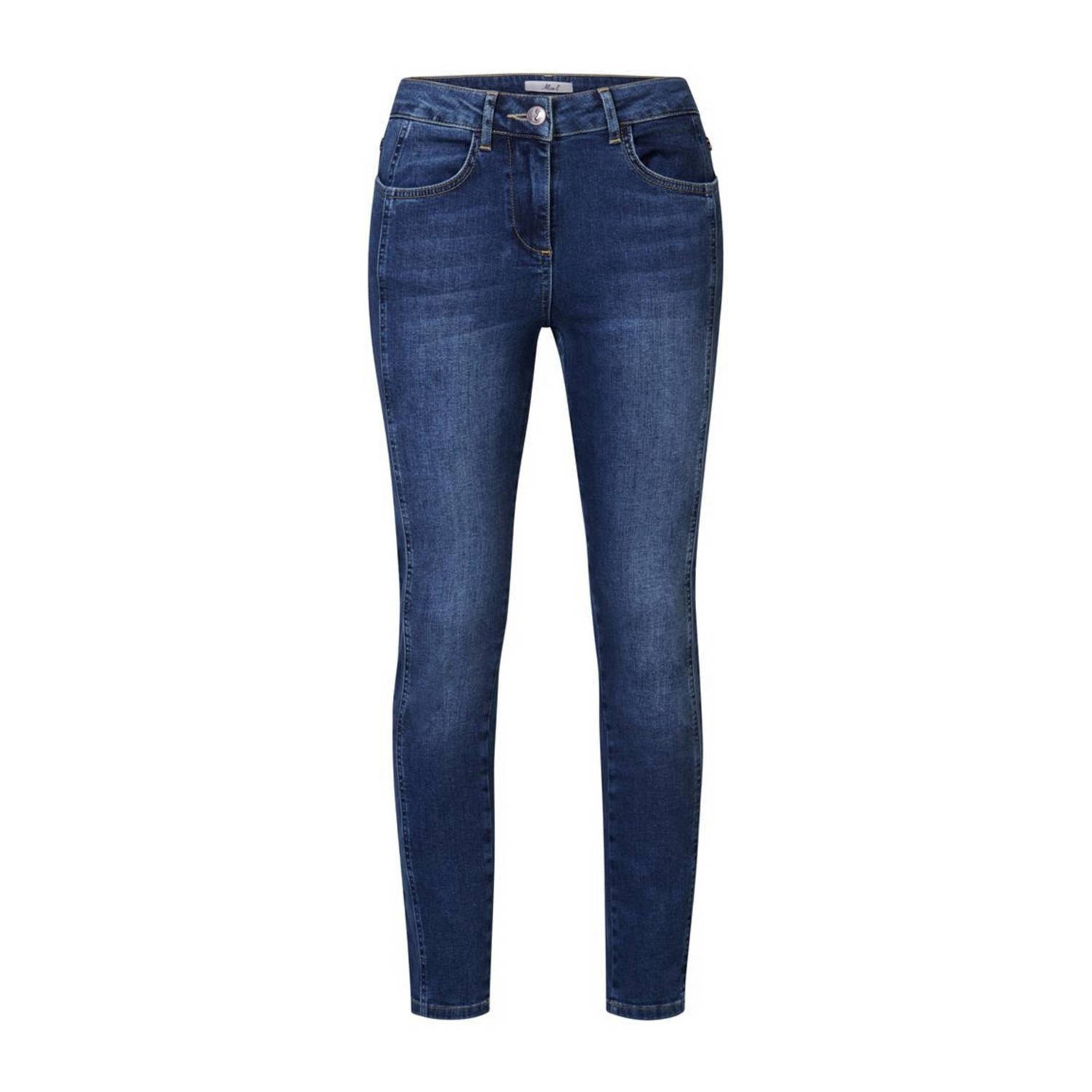 Miss Etam Regulier cropped jeans Noah medium blue denim