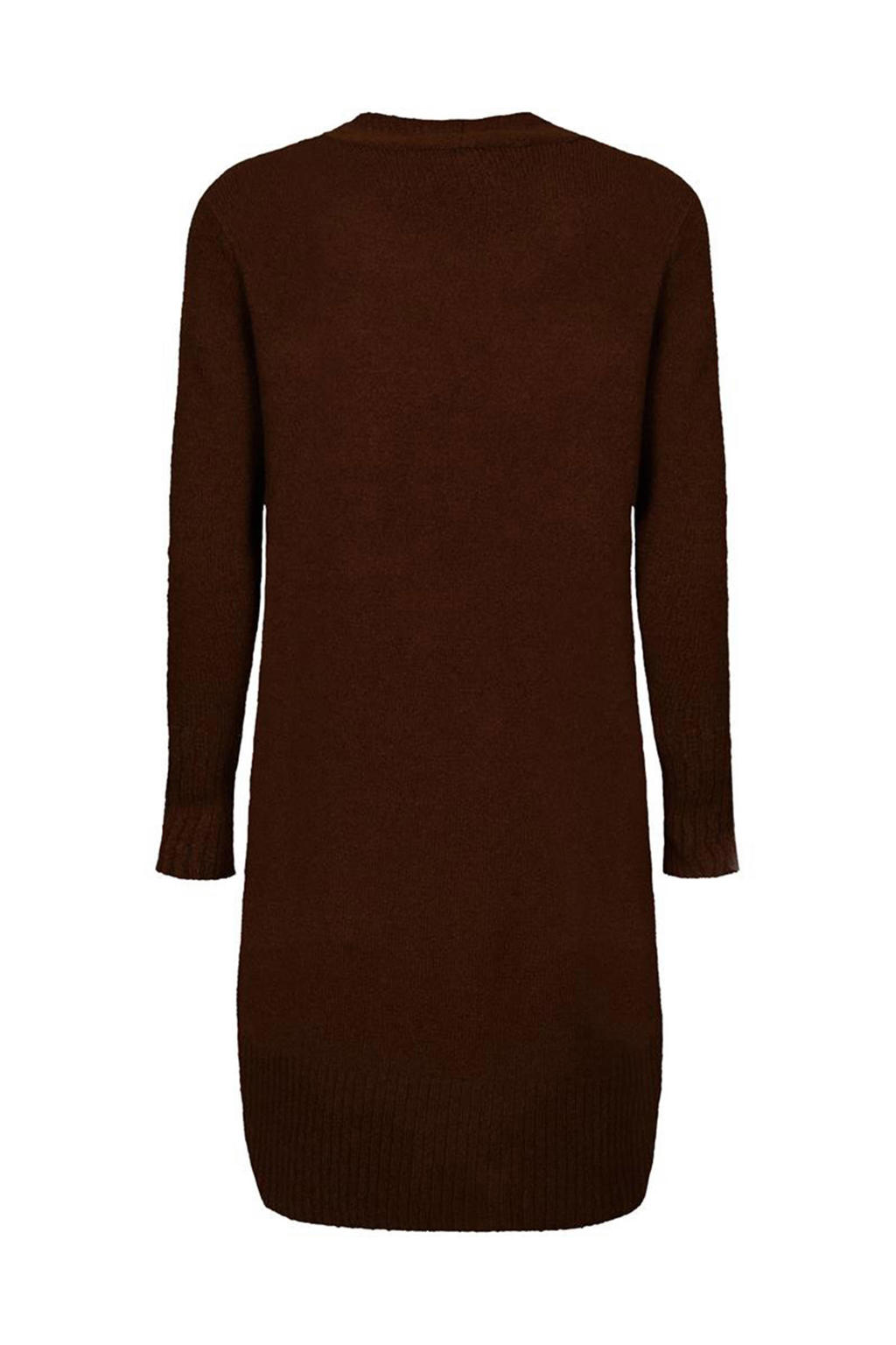 Miss Etam Regulier vest Merel cardigan bruin | wehkamp