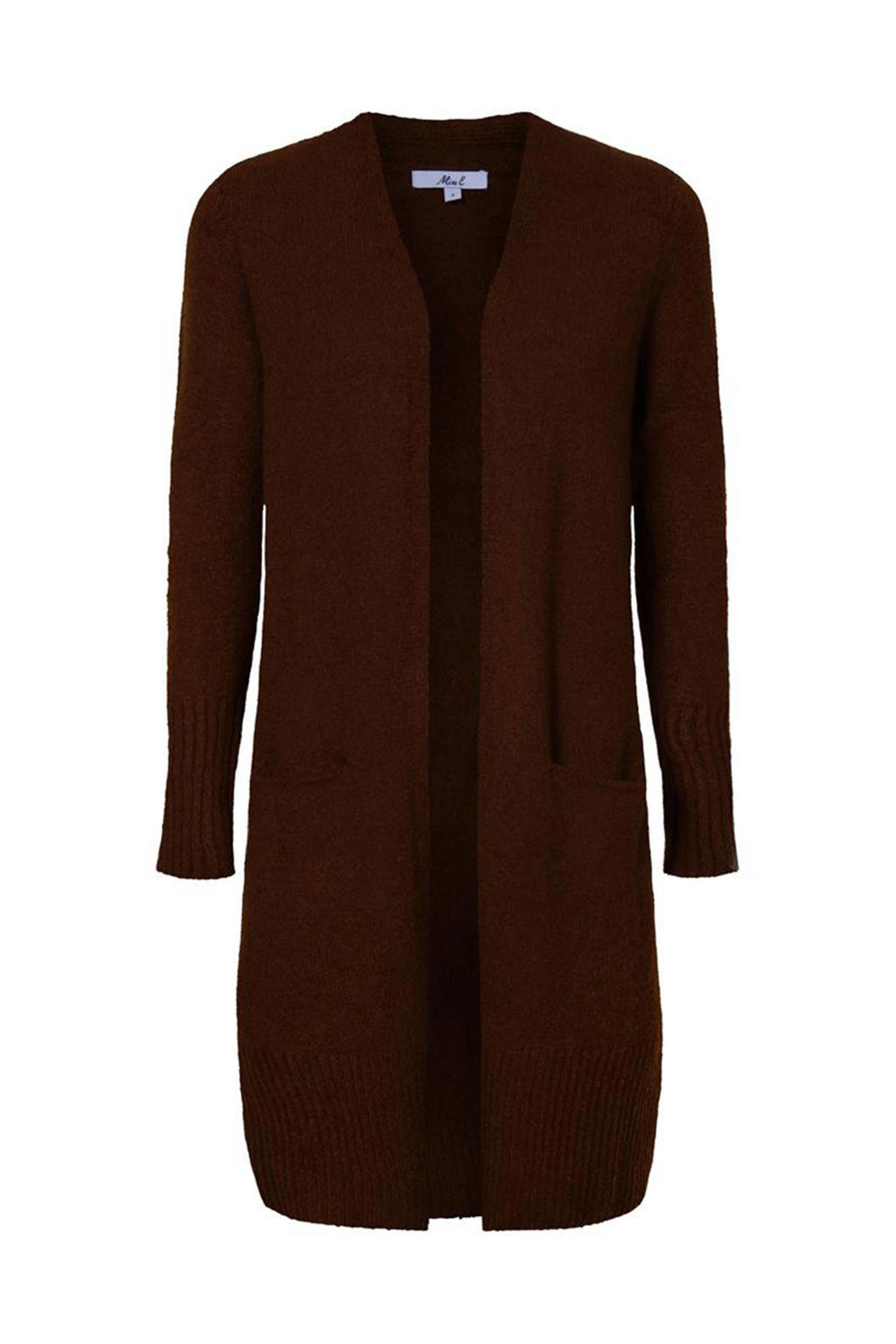 Miss Etam Regulier vest Merel cardigan bruin | wehkamp