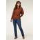 Miss Etam trui Letizia rib sweater bruin