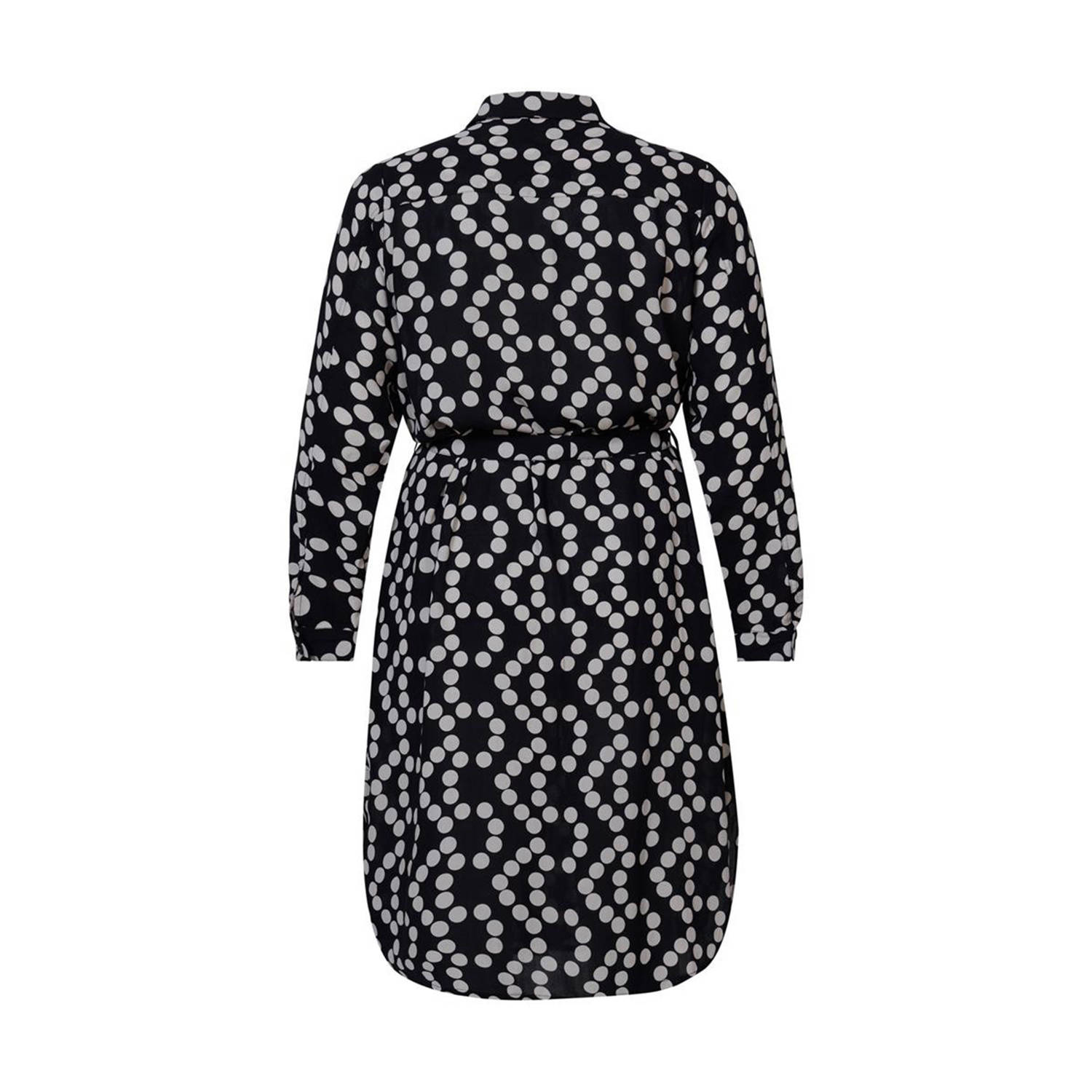 Miss Etam Plus flared broek Mara AW zwart