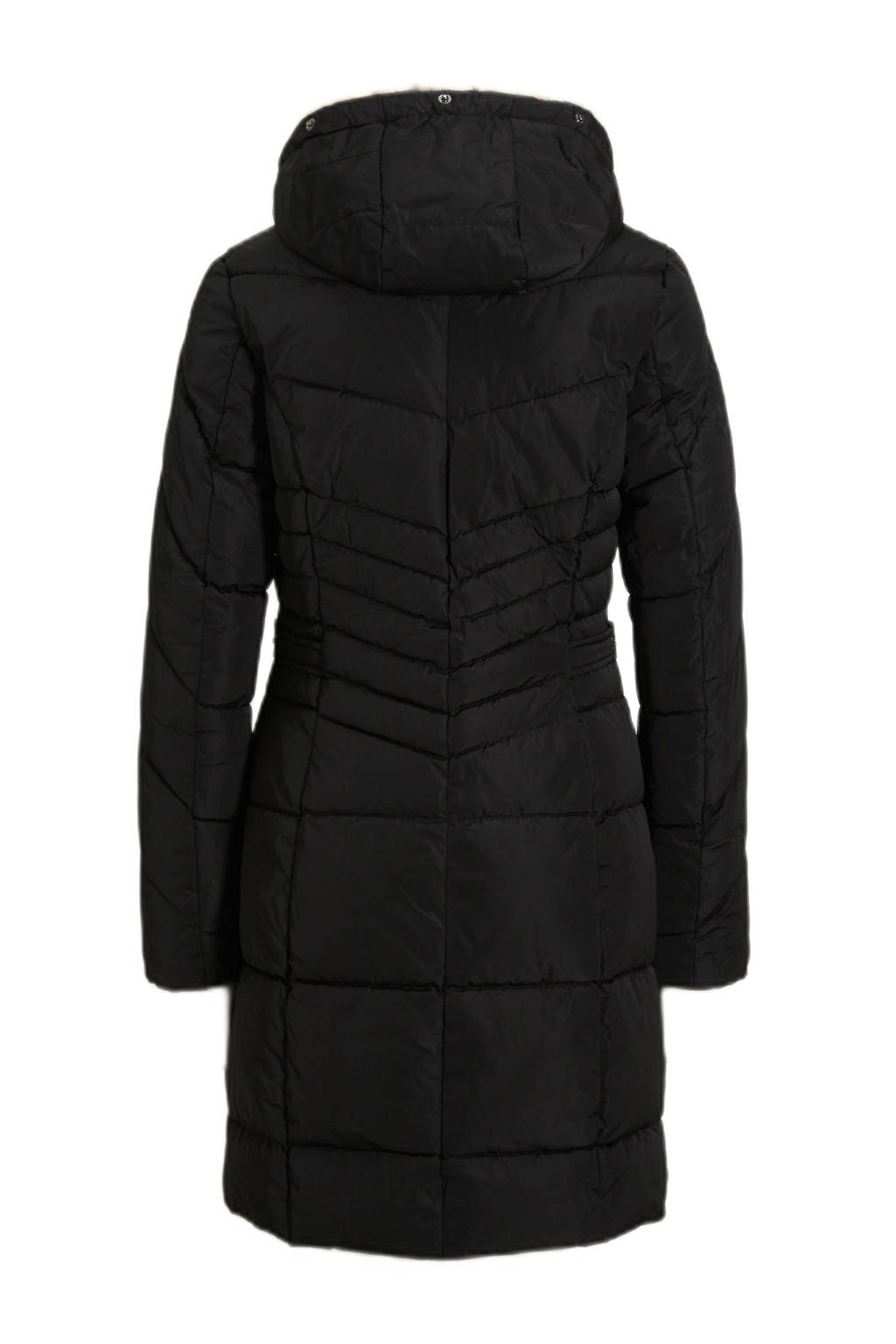 Miss Etam Regulier gewatteerde jas Naomi zwart | wehkamp