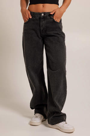 low waist loose jeans Montana black denim