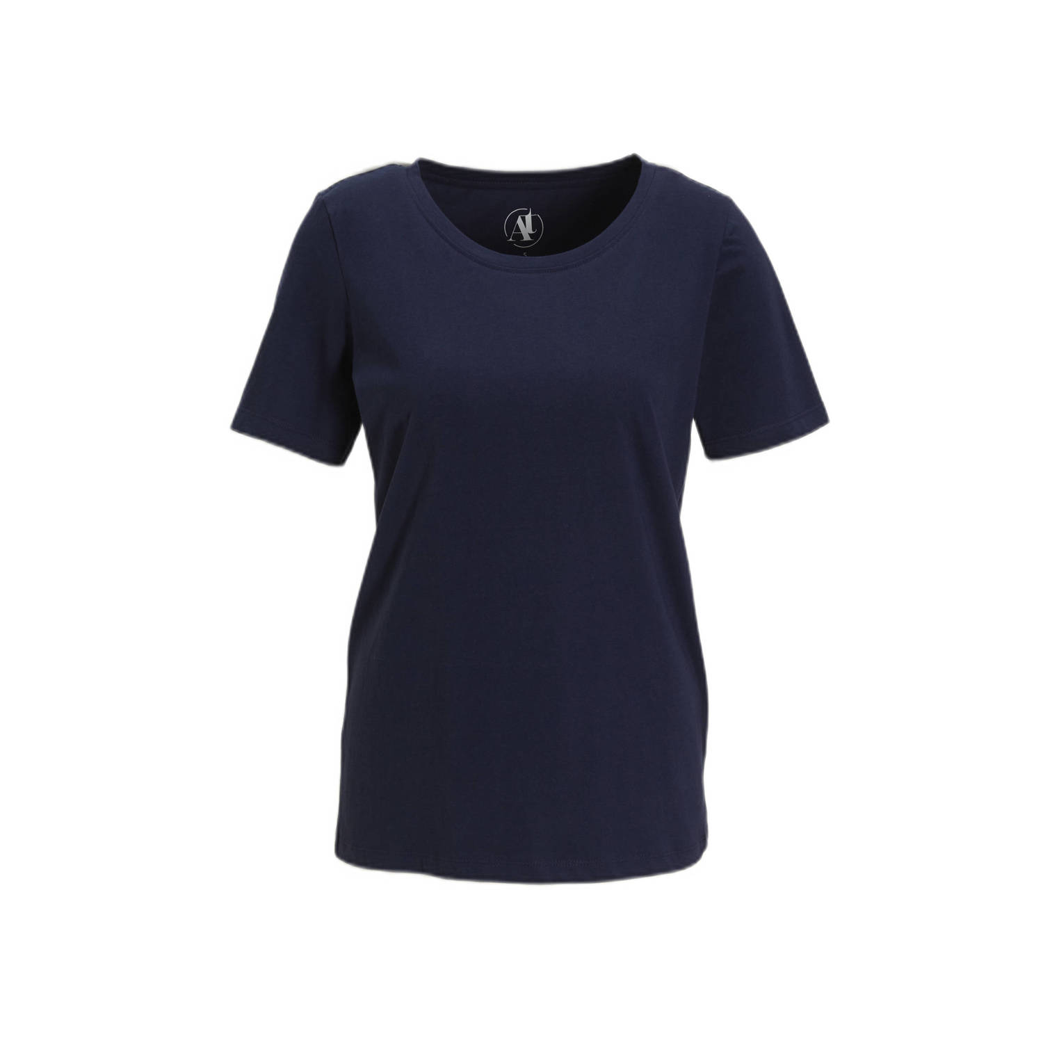 Anytime T-shirt marineblauw