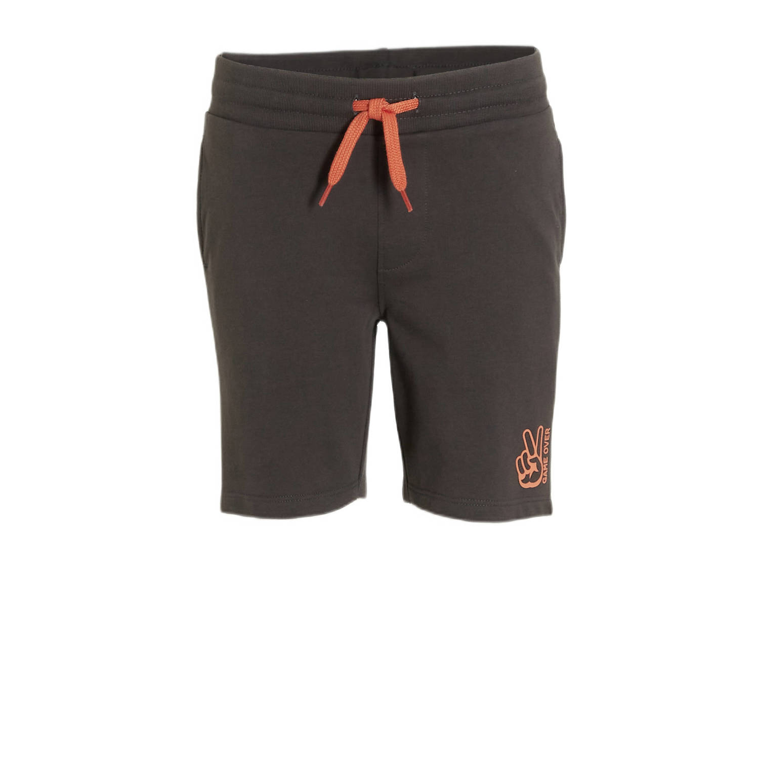 Orange Stars short Pedram donkergrijs