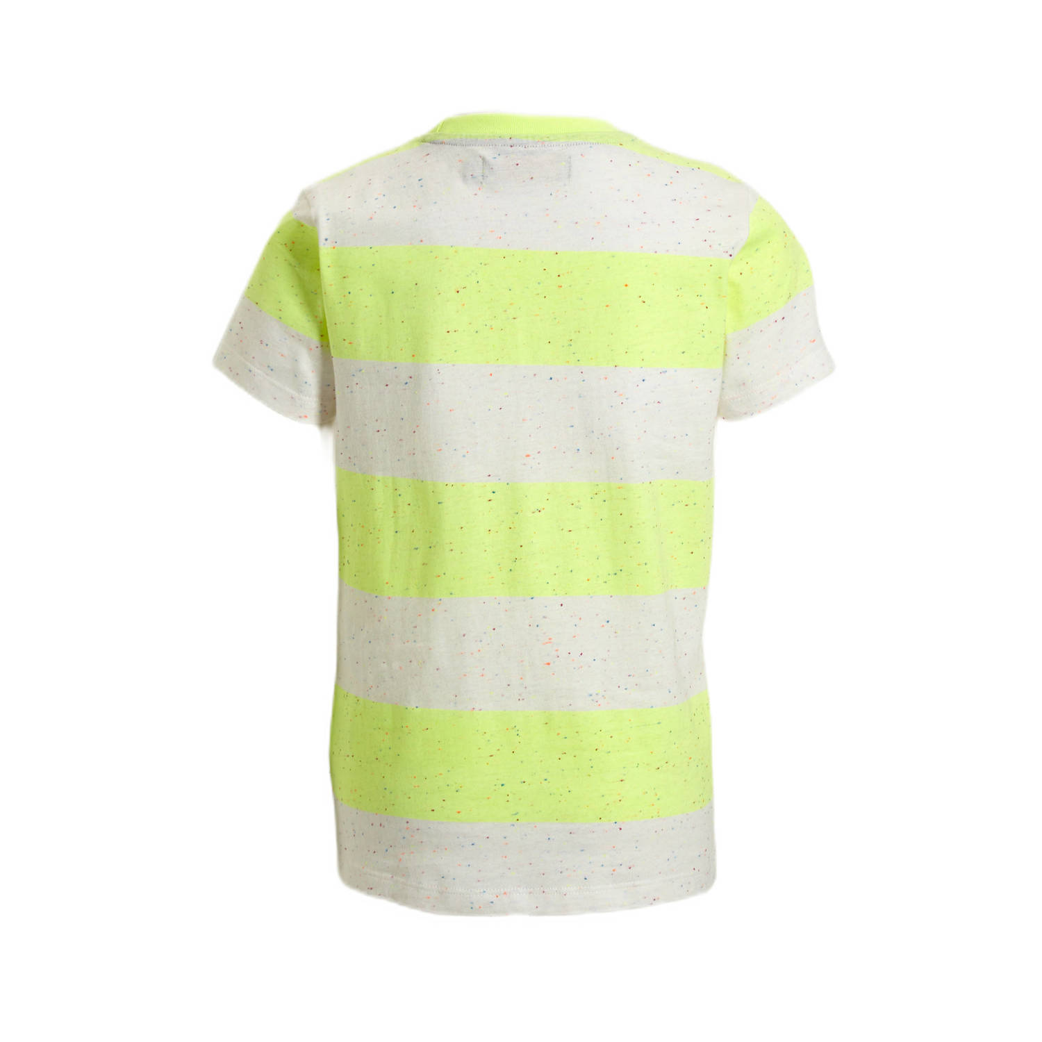 Orange Stars gestreepte T-shirt Pepijn geel wit