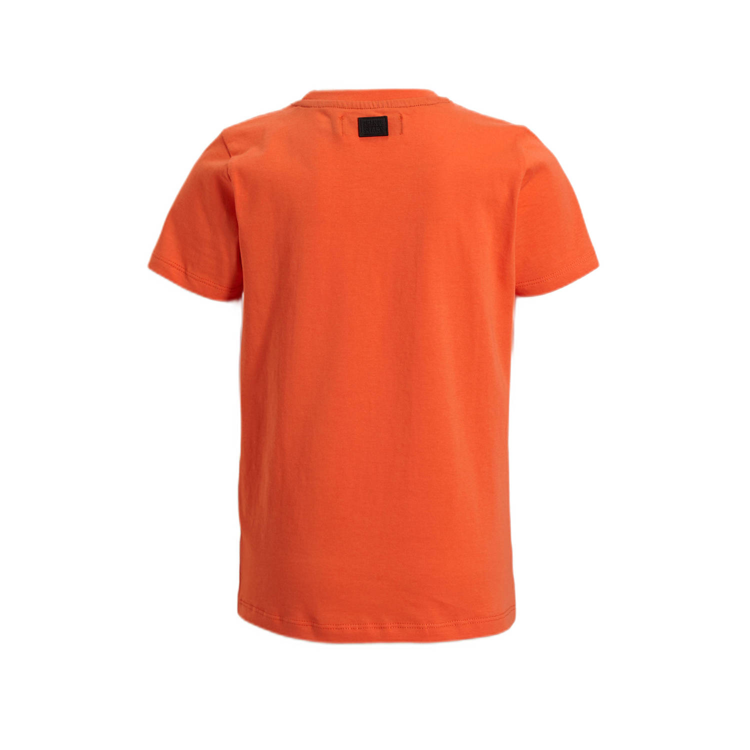 Orange Stars T-shirt Philip met printopdruk oranje