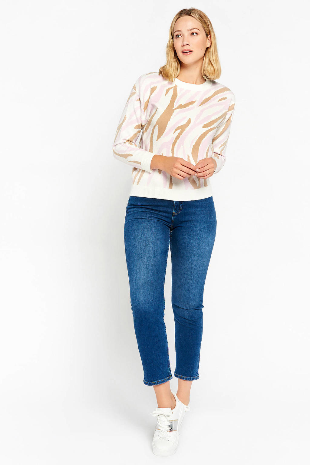 camelkleurige dames trui