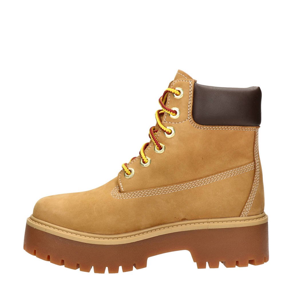 Timberland nubuck veterboots camel wehkamp