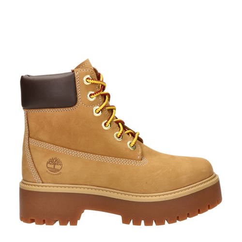 Timberland nubuck veterboots camel afbeelding