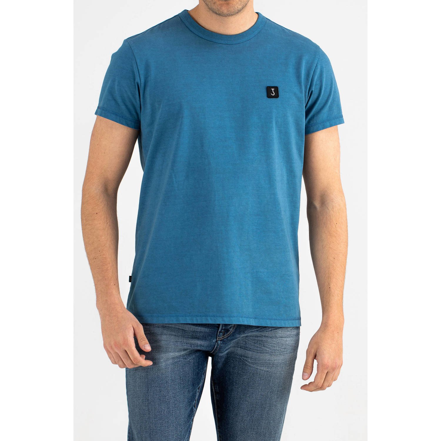 Butcher of Blue regular fit T-shirt Army met logo arrow blue