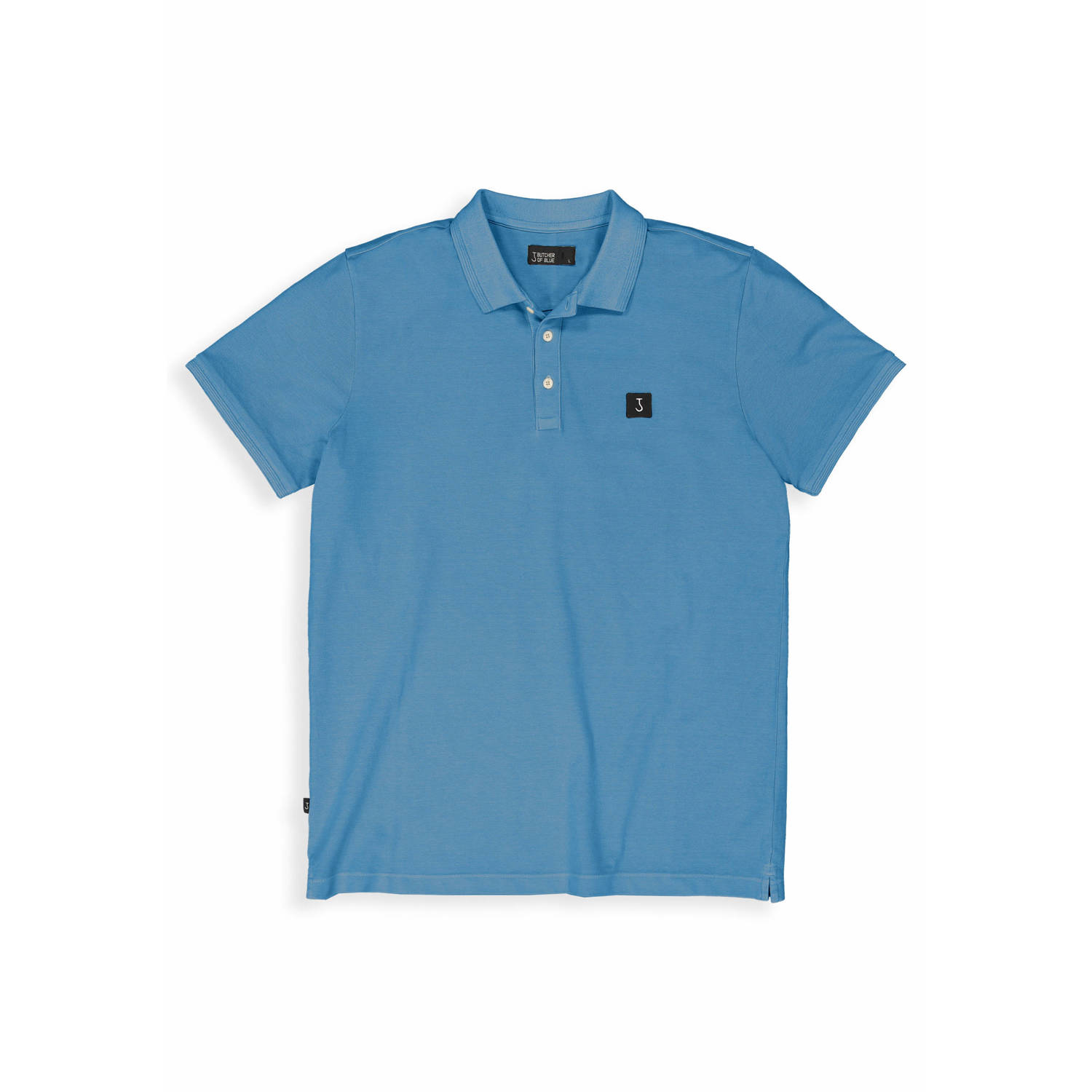 Butcher of Blue regular fit polo Classic Comfort Polo met logo arrow blue