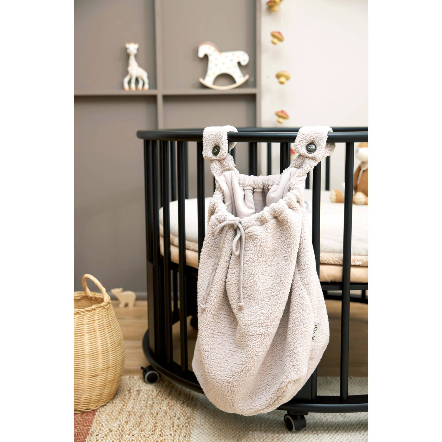 Meyco uni hoeslaken boxmatras sand