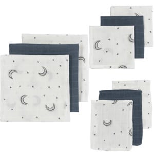hydrofiele starterset Baby Moon - indigo (set van 9)