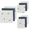 Meyco hydrofiele starterset Baby Moon - indigo (set van 9)