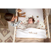 thumbnail: Meyco baby ledikantlaken Hello World taupe