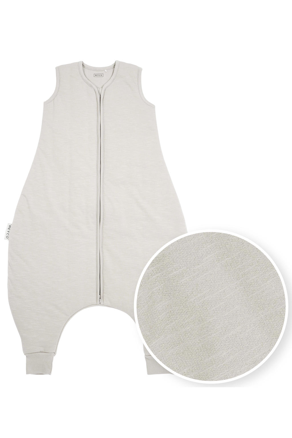 Meyco winter slaapoverall jumper Slub greige