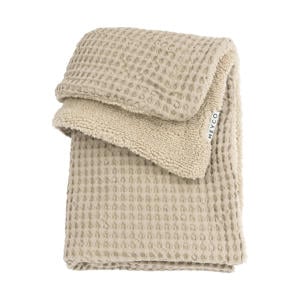 baby ledikantdeken wafel teddy sand
