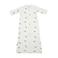 Meyco baby slaapzak met afritsbare mouwen Moon wit/indigo