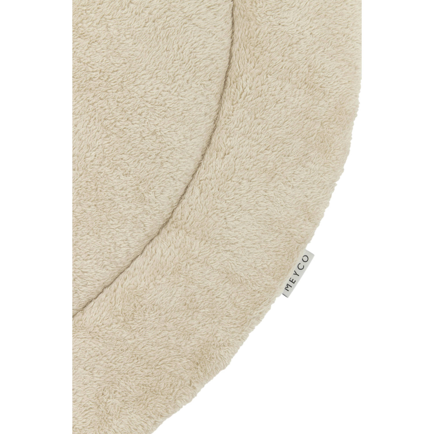 Meyco rond boxkleed Knit Basic sand melange