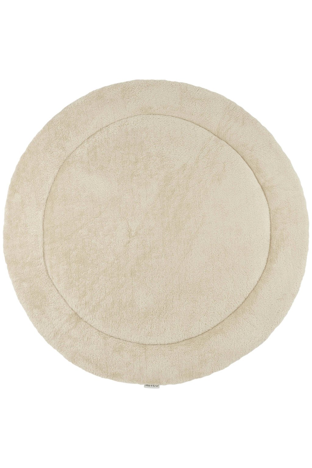 Meyco rond boxkleed Knit Basic sand melange