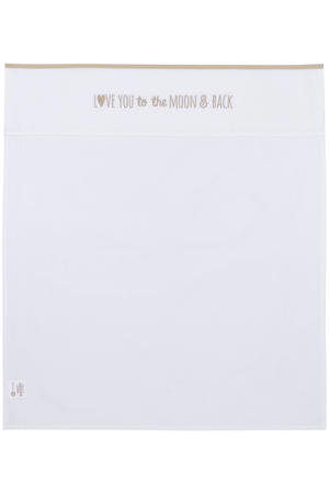 baby wieglaken 'Love you to the moon & back' sand