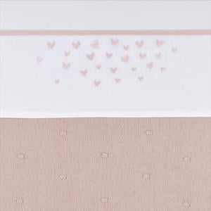 baby ledikantlaken Hearts soft pink