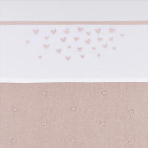 baby ledikantlaken Hearts soft pink