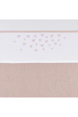 baby ledikantlaken Hearts soft pink