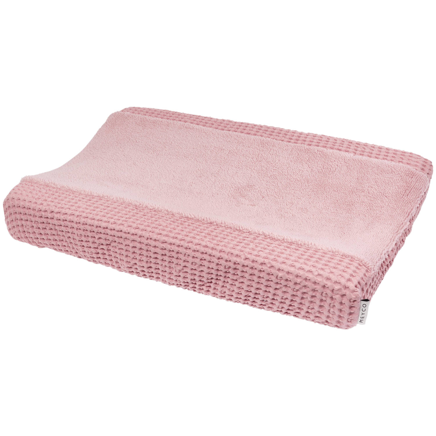 Meyco aankleedkussenhoes Wafel Teddy old pink