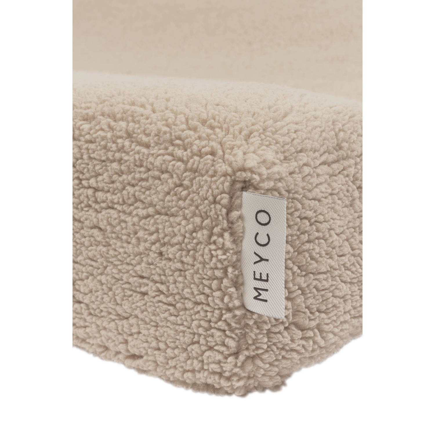 Meyco Teddy aankleedkussenhoes sand