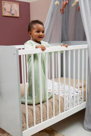 thumbnail: Meyco baby wieglaken Animal/Uni - 75x100c m wit/multi (set van 2)