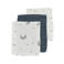 Meyco hydrofiel washandje Moon - indigo (set van 3)