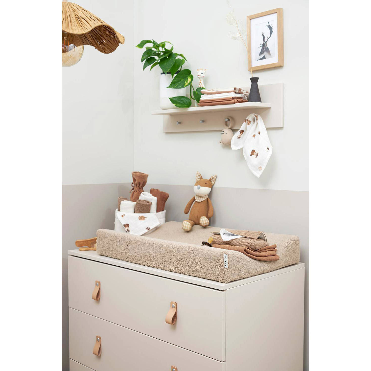 Meyco hydrofiele starterset Forest Animals set van 9 toffee