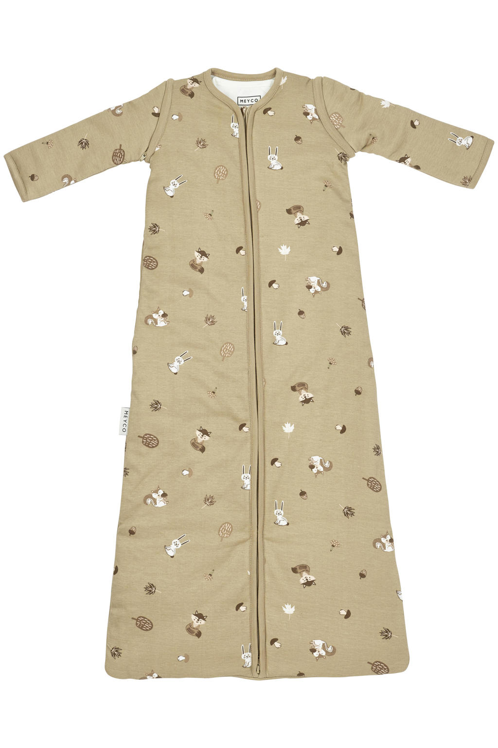 Meyco 4-seizoenen baby slaapzak Forest Animals sand
