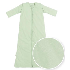 baby winter slaapzak met afritsbare mouwen soft green