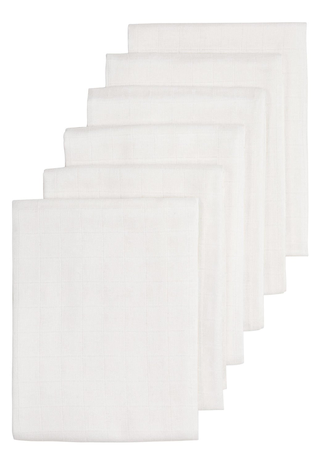 Meyco hydrofiele doek uni 60x60 cm - white (set van 6)