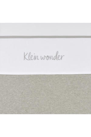 baby wieglaken 'Klein Wonder'  greige