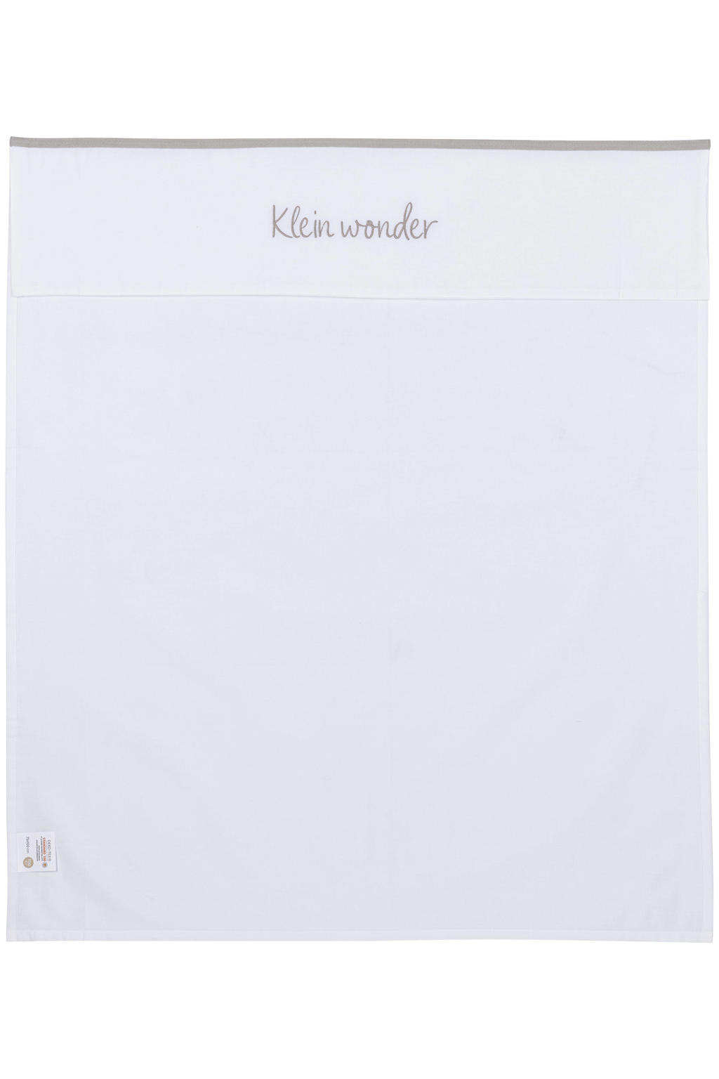 Meyco baby wieglaken 'Klein Wonder' greige