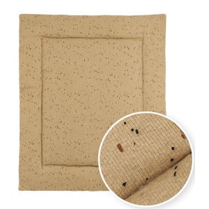 boxkleed Rib Mini Spot toffee melange