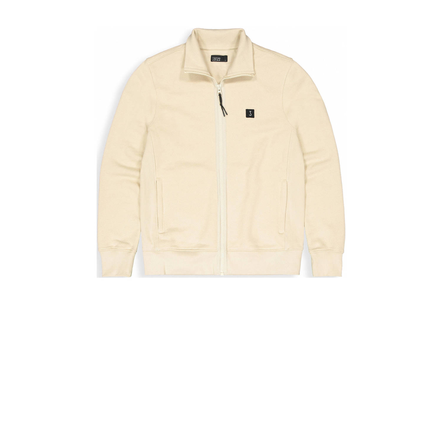Butcher of Blue Beige Heren Vest met Rits Beige Heren