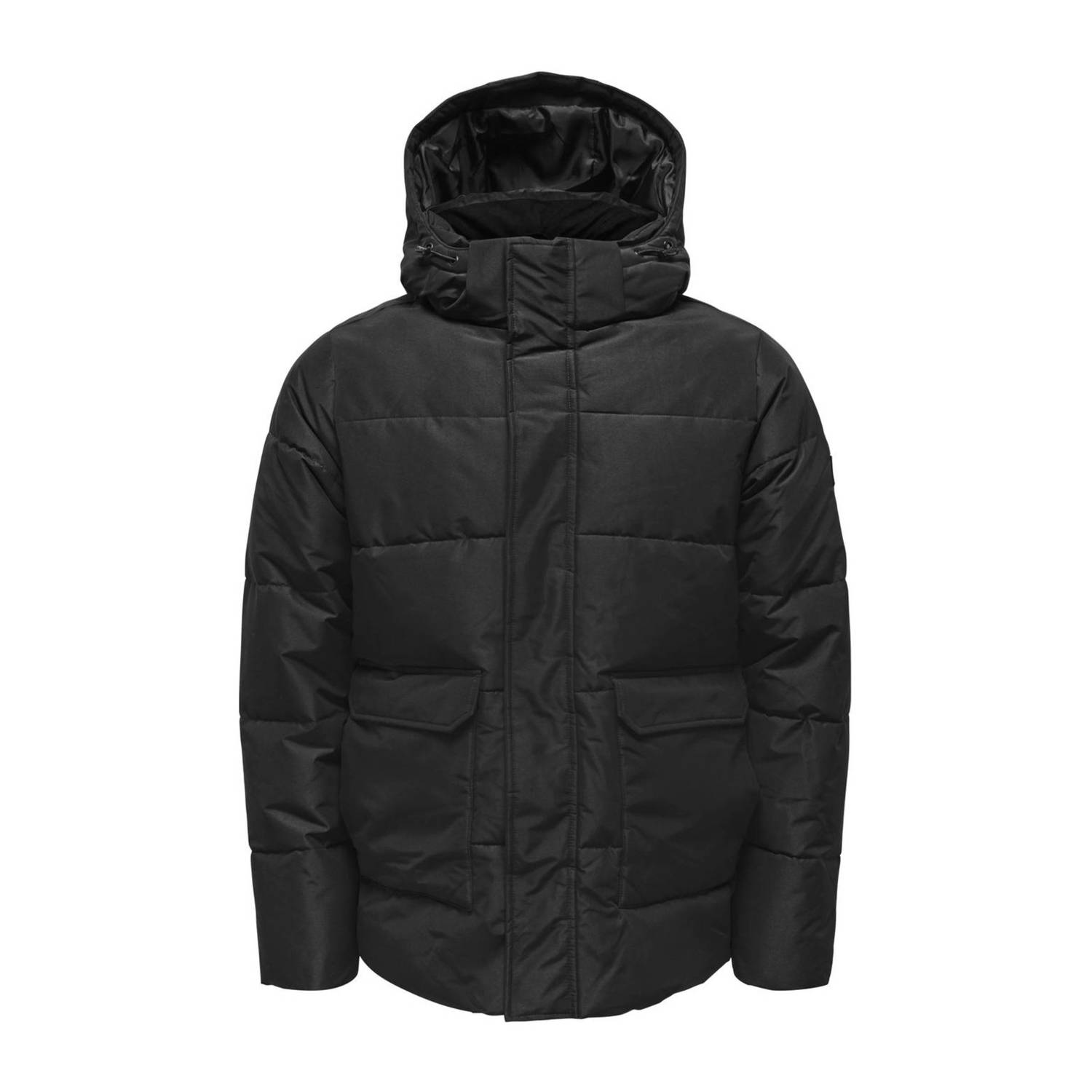 ONLY & SONS gewatteerde jas ONSCARL zwart
